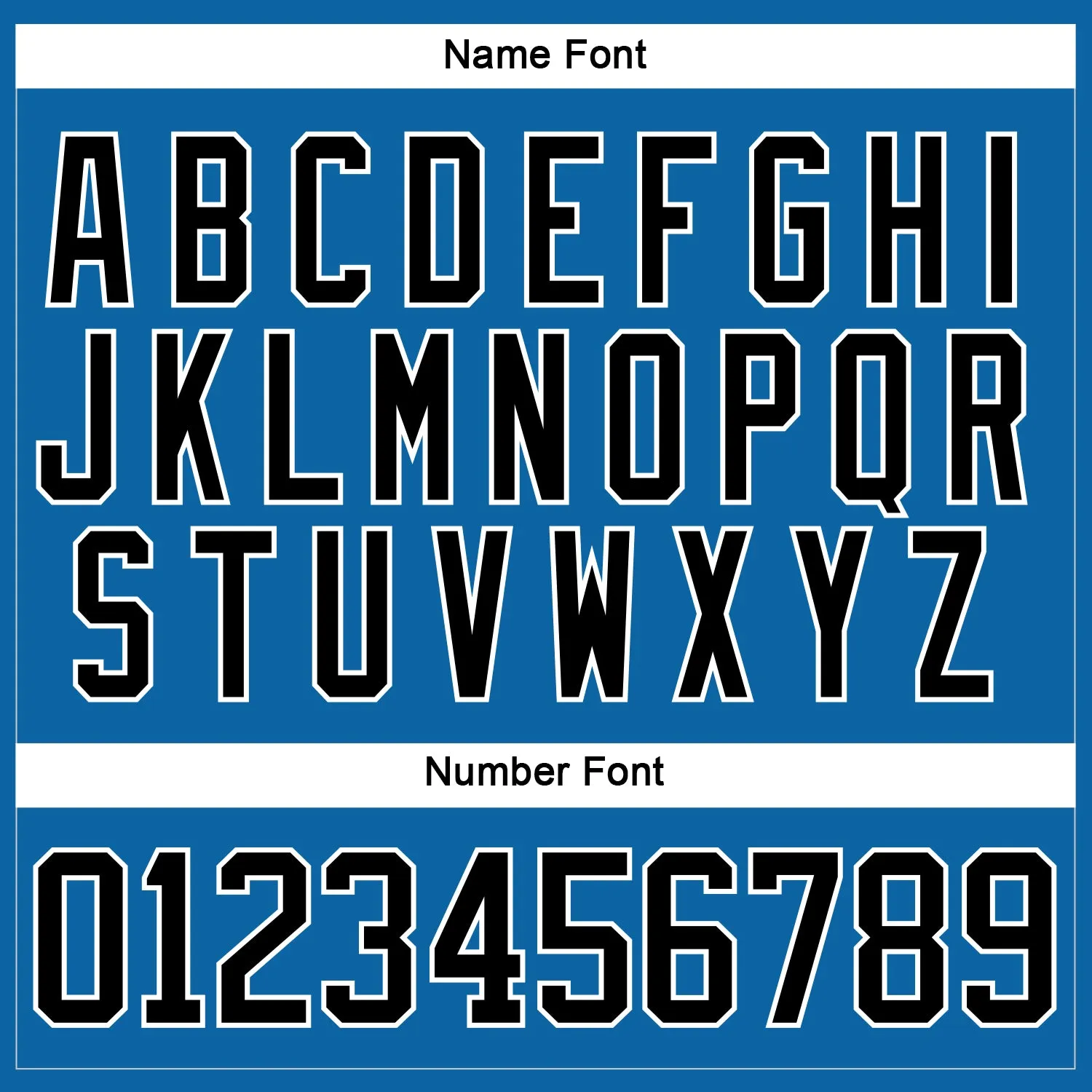 Custom Blue Black-White Hockey Jersey
