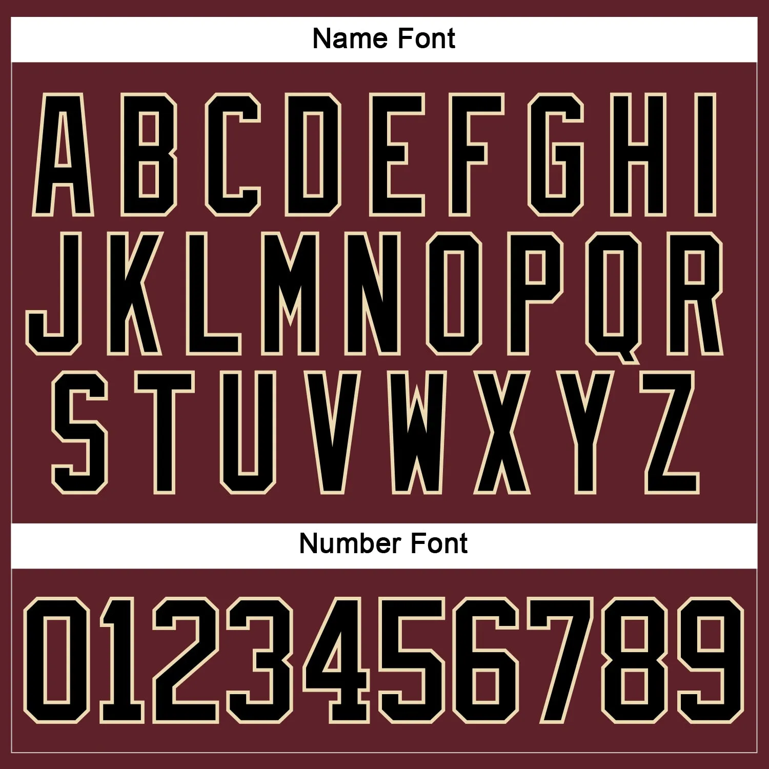 Custom Burgundy Black-Cream Hockey Jersey