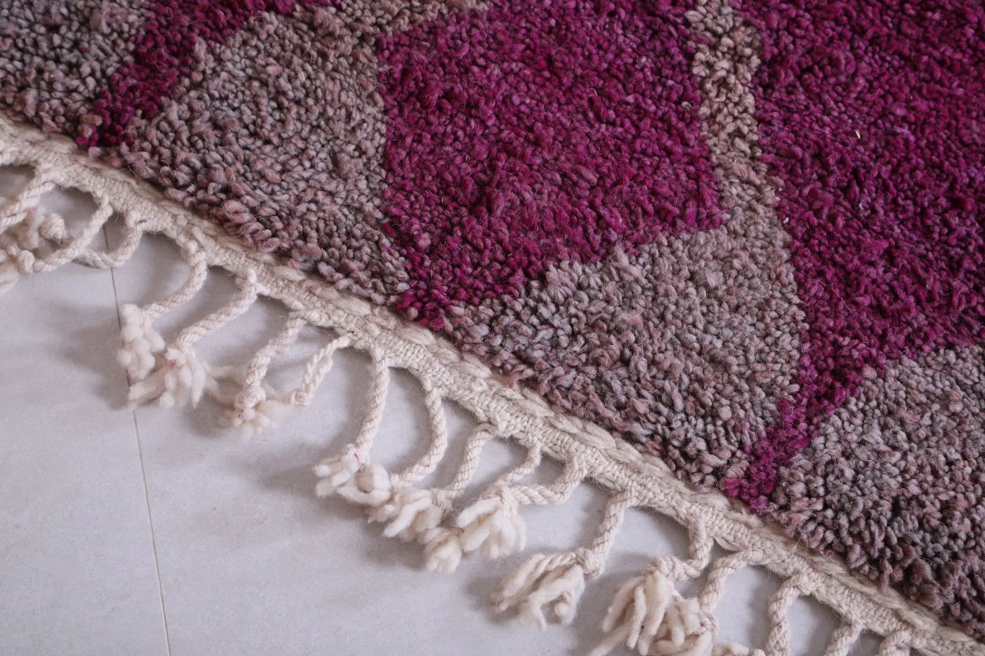 Custom Moroccan rug - Wool handmade carpet