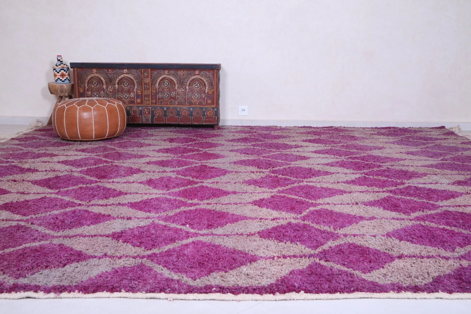 Custom Moroccan rug - Wool handmade carpet