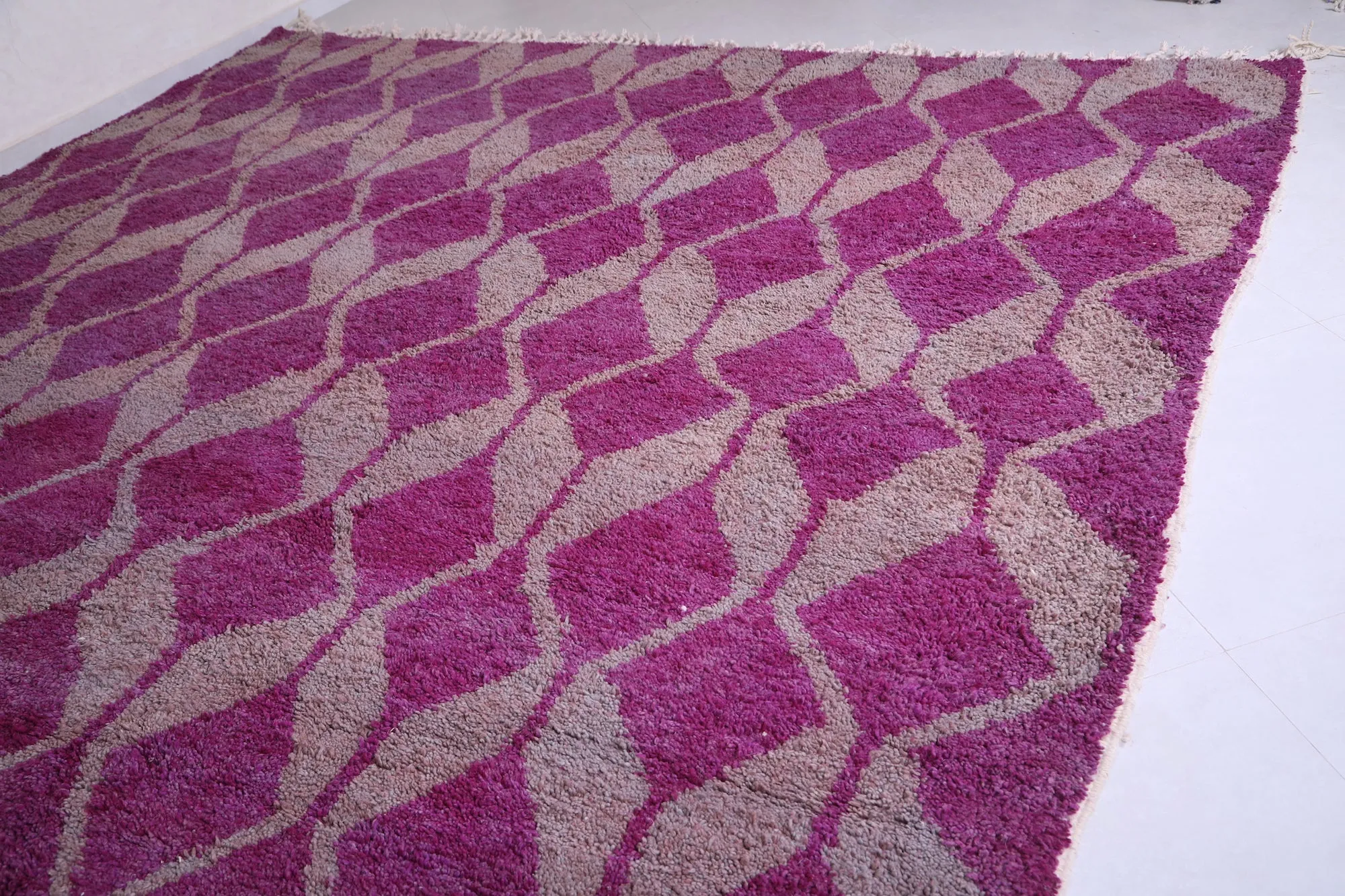 Custom Moroccan rug - Wool handmade carpet
