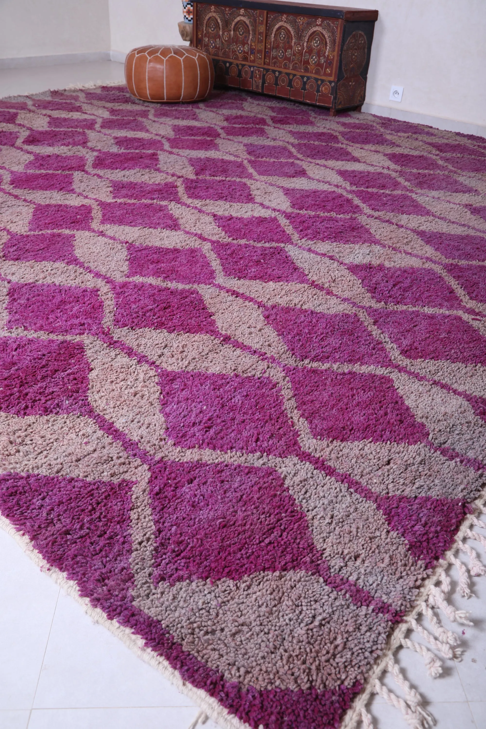 Custom Moroccan rug - Wool handmade carpet