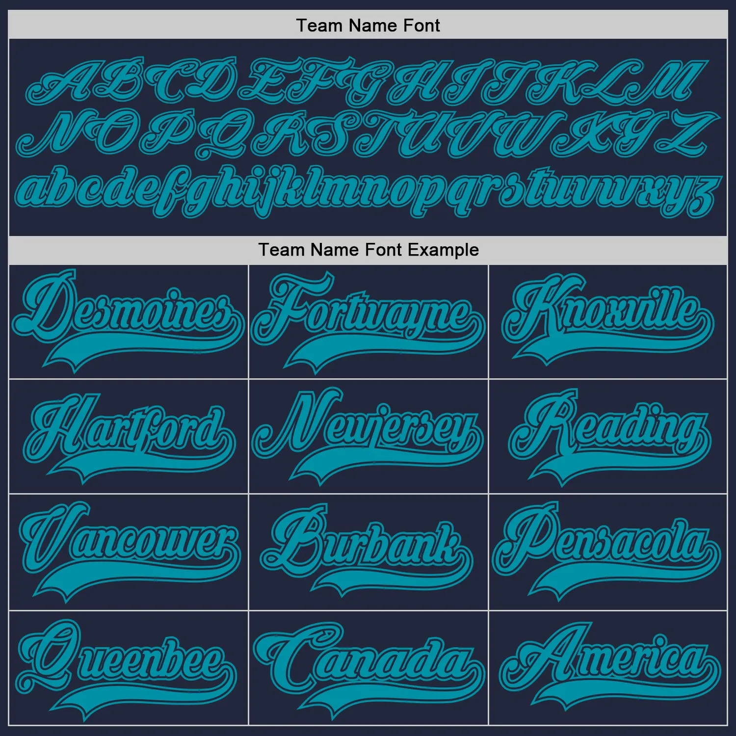 Custom Navy Teal Hockey Jersey