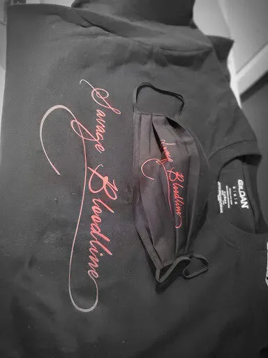 Custom T-Shirt And Face Mask Set