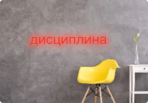 Custom text: дисциплина