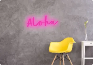 Custom text: Aloha