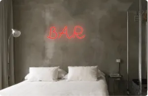 Custom text: BAR