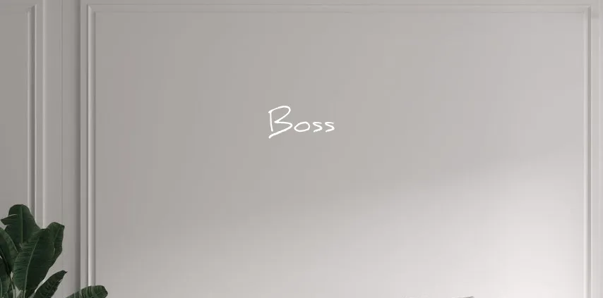 Custom text: Boss