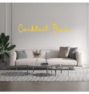 Custom text: Cocktail Barr