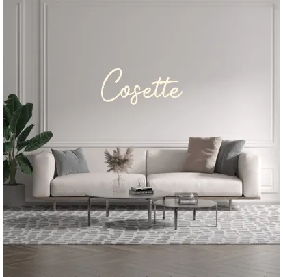 Custom text: Cosette