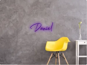 Custom text: Daniel