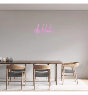 Custom text: delilah