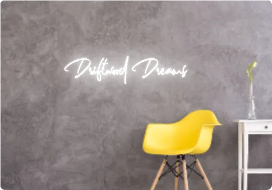 Custom text: Driftwood Dreams