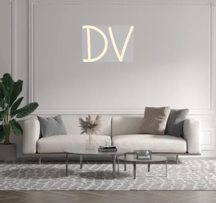 Custom text: DV