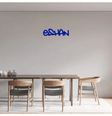 Custom text: eshan