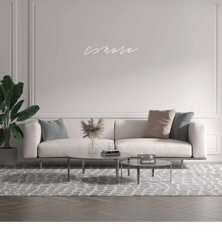 Custom text: Exhale