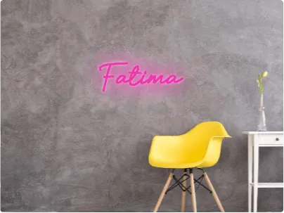 Custom text: Fatima