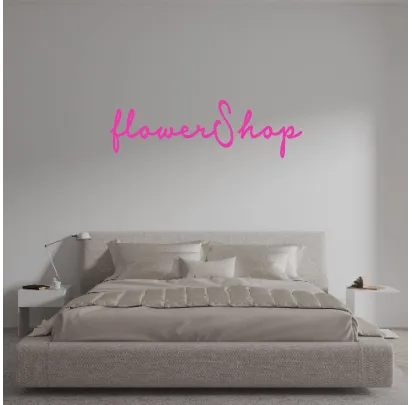 Custom text: flowerShop