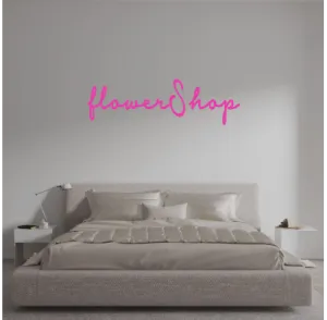 Custom text: flowerShop