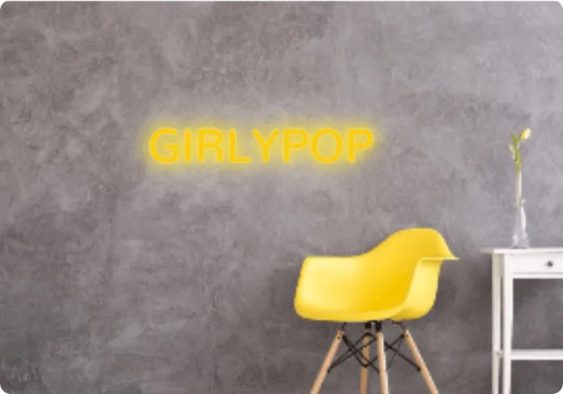 Custom text: GIRLYPOP