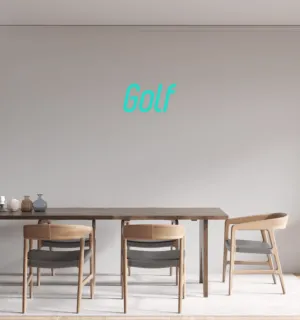 Custom text: Golf