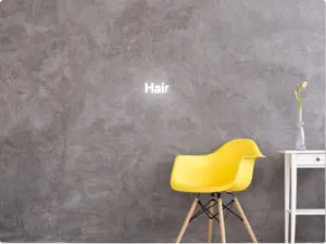 Custom text: Hair