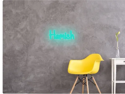 Custom text: Hamish