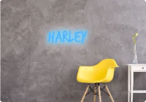 Custom text: Harley