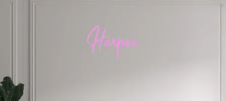 Custom text: Harper