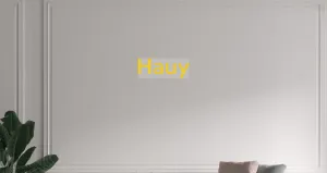Custom text: Hauy