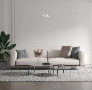 Custom text: Hello