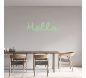 Custom text: Hello