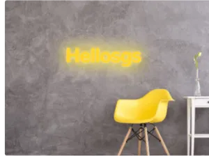 Custom text: Hellosgs