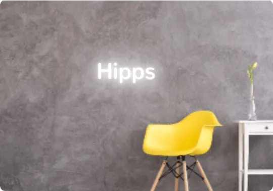 Custom text: Hipps