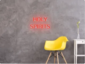 Custom text: HOLY SPIRITS