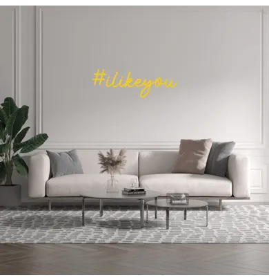 Custom text: #ilikeyou