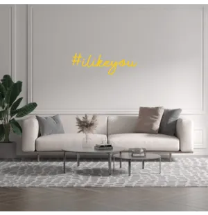 Custom text: #ilikeyou