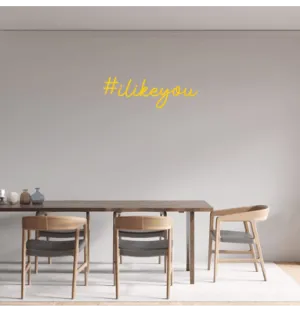 Custom text: #ilikeyou