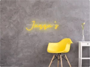 Custom text: Jazza's