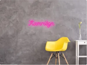 Custom text: Kamriègn