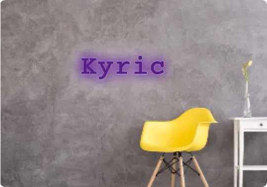 Custom text: Kyric