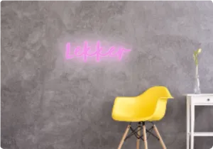 Custom text: Lekker