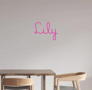 Custom text: Lily