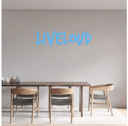 Custom text: Liveloud