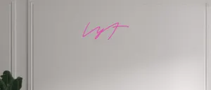 Custom text: lyf