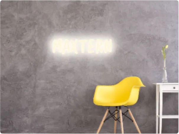 Custom text: MAXTERN