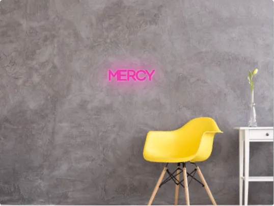 Custom text: MERCY