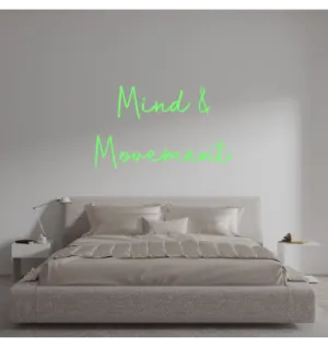 Custom text: Mind &
 Movement