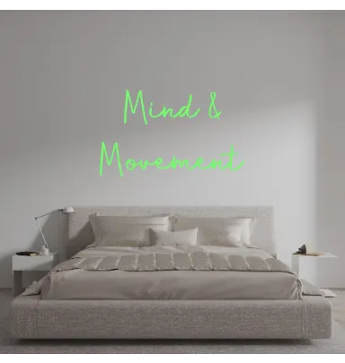 Custom text: Mind &
 Movement