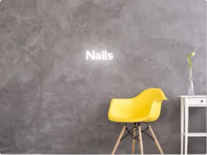 Custom text: Nails